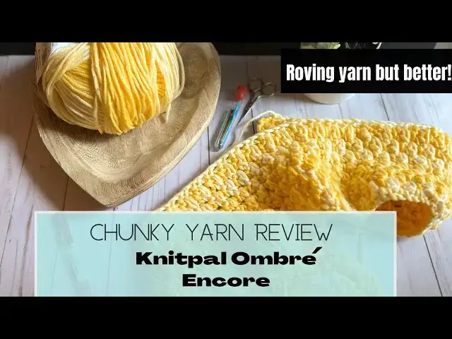 'Video thumbnail for Knitpal Ombre Encore chunky yarn review'