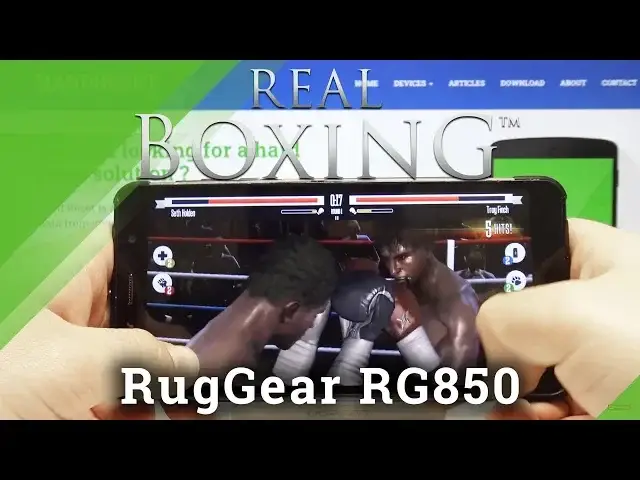 'Video thumbnail for Real Boxing 3 on RugGear RG850 – High Graphics Test'