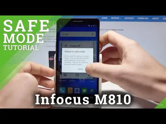 'Video thumbnail for Safe Mode InFocus M810 -  How to Enter / Exit Safe Mode'