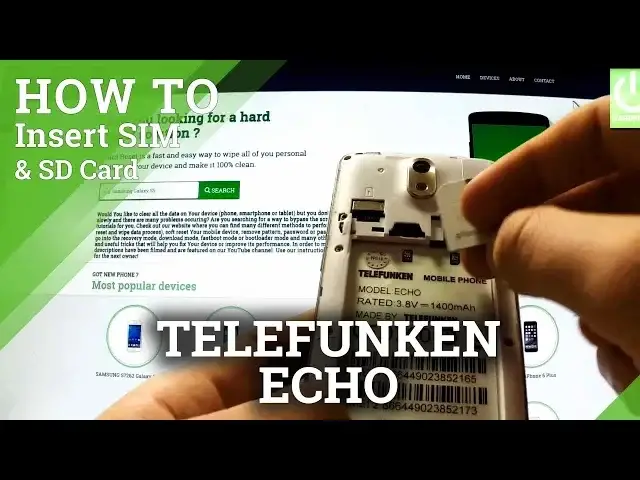 'Video thumbnail for Inserting SIM and Micro SD card  in TELEFUNKEN Echo - how to install SIM & SD'