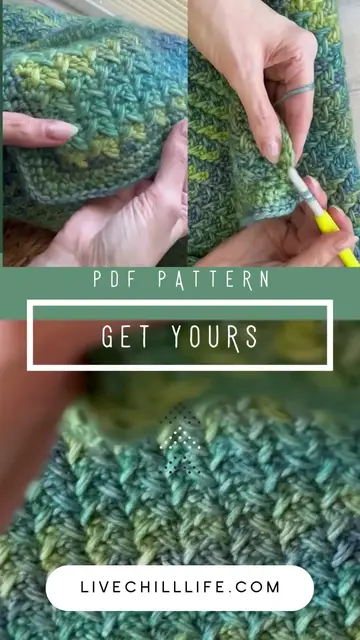 'Video thumbnail for Easy crochet blanket pattern'