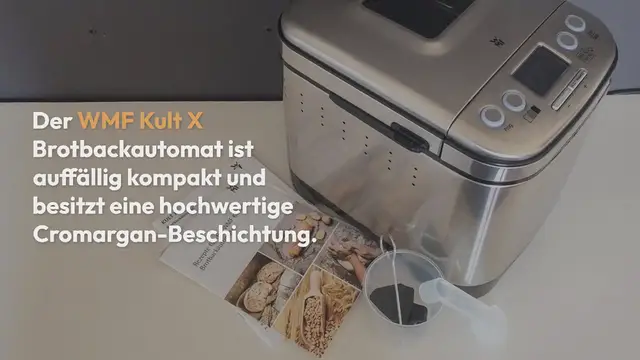 'Video thumbnail for Der WMF Kult X Brotbackautomat im Test: Kleine Brote zum kleinen Preis'