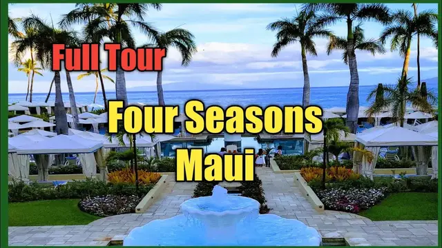 'Video thumbnail for Four Seasons Maui Hawaii Quick Tour, Travel vlog Luxury Resort Wailea Beach'