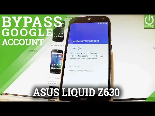 'Video thumbnail for Bypass Google Account in ACER Liquid Z630 - Skip Google Verification'