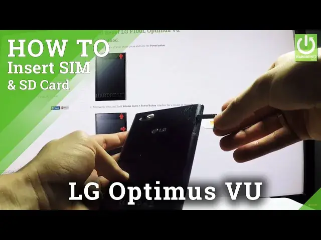 'Video thumbnail for How to Insert Micro SIM in LG F100L Optimus Vu - Set Up SIM Card'
