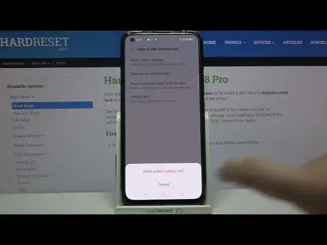 'Video thumbnail for How to Reset System Settings in REALME 8 Pro – Restore System Defaults'
