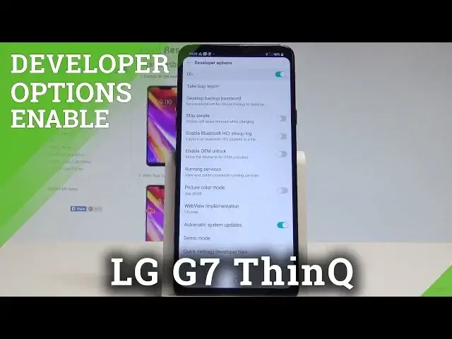'Video thumbnail for How to Allow Developer Options in LG G7 ThinQ - Enable OEM Unlock |HardReset.Info'