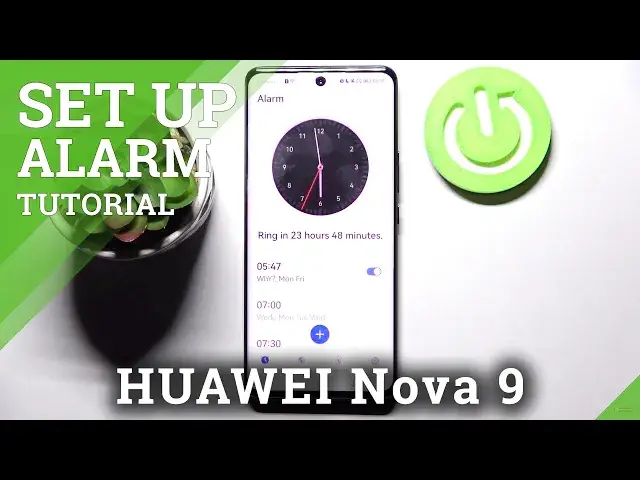 'Video thumbnail for How to Add an Alarm Clock in HUAWEI Nova 9 - Customize Alarm Clock'
