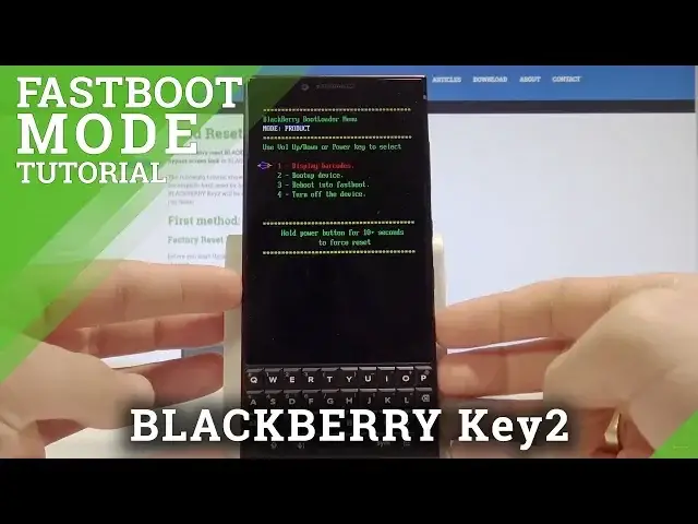 'Video thumbnail for How to Enter Fastboot Mode BLACKBERRY Key2 - Bootloader Mode'
