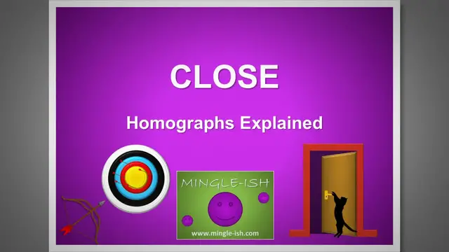 'Video thumbnail for Close: Homographs Explained'