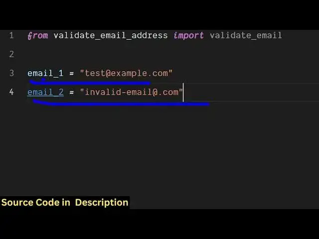 'Video thumbnail for Python Script to Validate Email Addresses Using validate_email_address Library in Terminal'