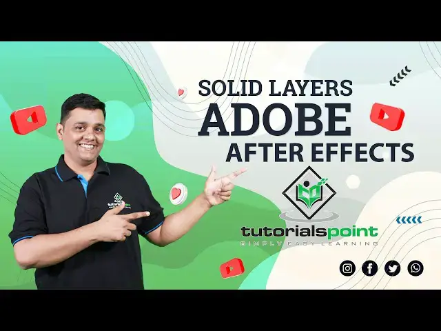 'Video thumbnail for Solid Layers | Adobe After Effects | Tutorials Point'
