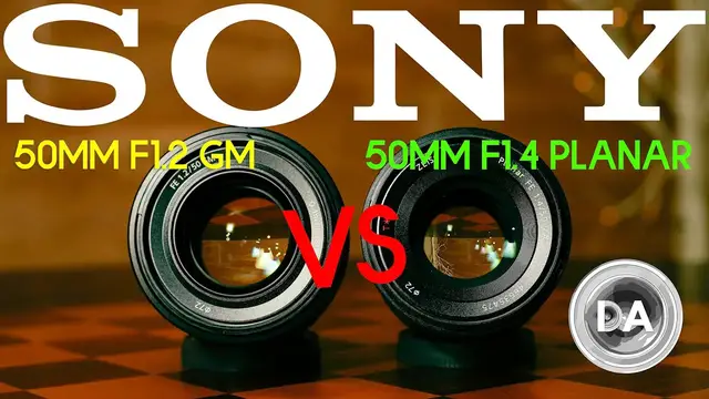 'Video thumbnail for Sony 50mm F1.2 GM vs Sony Zeiss 50mm F1.4 Planar'