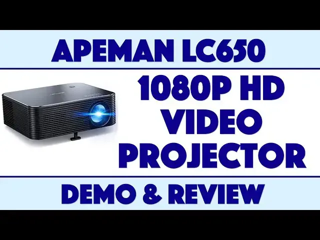 'Video thumbnail for Apeman HD Video Projector LC650 - DEMO & REVIEW'