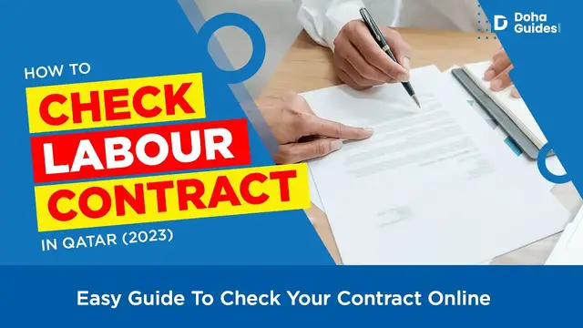 'Video thumbnail for How To Easily Check Your Labour Contract Online in Qatar (2023) | DohaGuides.com'