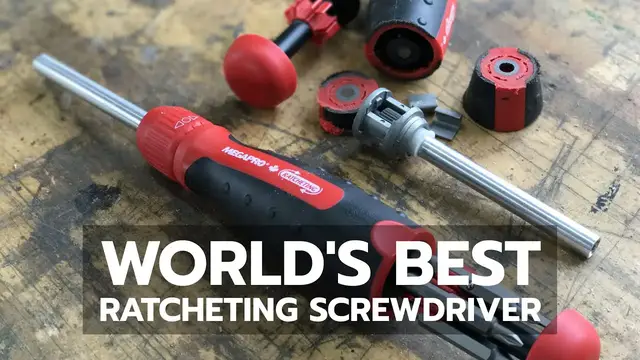 'Video thumbnail for PRODUCT REVIEW SAMPLE: Inside Look at World's Best Ratcheting Screwdriver'