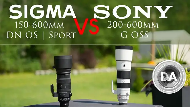 'Video thumbnail for Sigma 150-600mm DN OS Sport vs Sony 200-600mm G OSS'