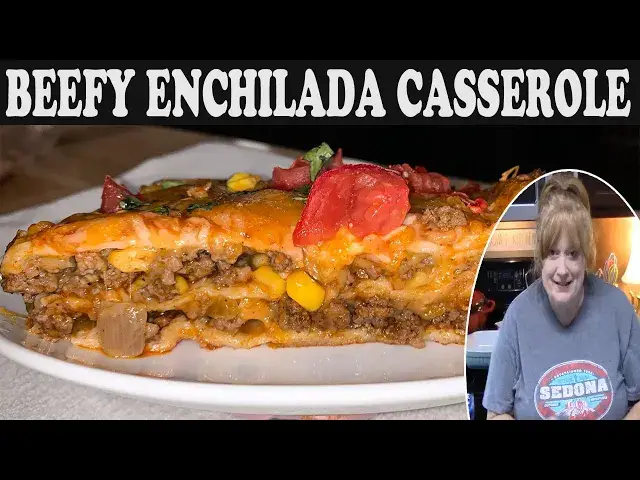 'Video thumbnail for BEEFY ENCHILADA CASSEROLE | How to Make a Delicious Enchilada Casserole'
