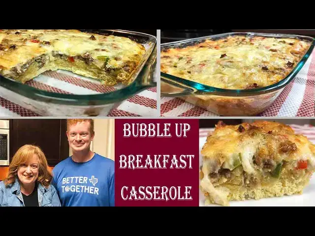 'Video thumbnail for BUBBLE UP CRESCENT ROLL BREAKFAST CASSEROLE | Easy Holiday Breakfast Recipe'