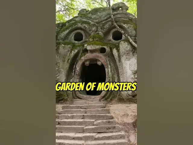 'Video thumbnail for The Garden of Monsters - Bomarzo, Italy #garden #monster #history #italy #travel #facts #story #tale'