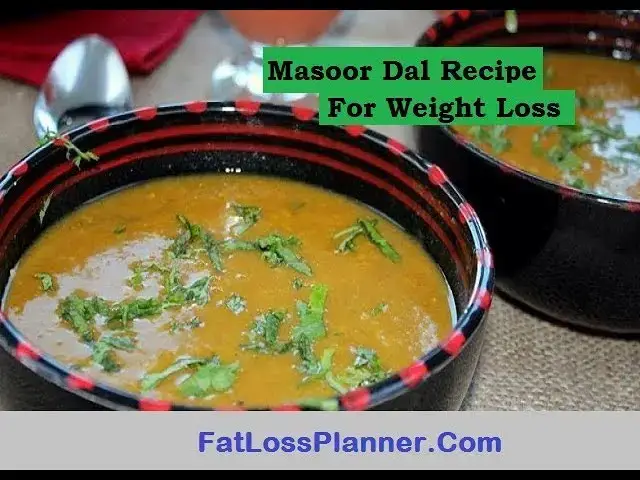 'Video thumbnail for Masoor dal recipe for weight loss (High protein)'
