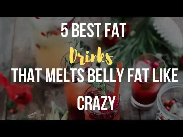 'Video thumbnail for 5 Best fat cutter drinks to melt belly fat like crazy'