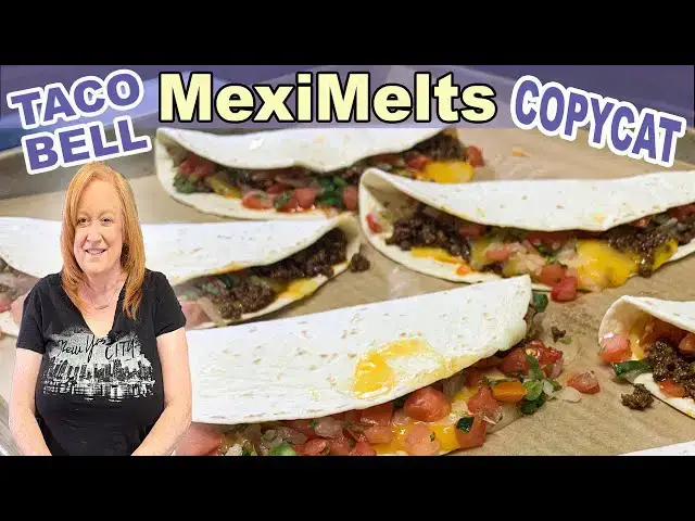 'Video thumbnail for MEXIMELTS, A TACO BELL COPYCAT GROUND BEEF RECIPE'