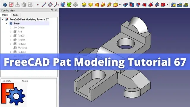 'Video thumbnail for FreeCAD Part Modeling Tutorial 67 | FreeCAD Tutorial | Mechnexus |'