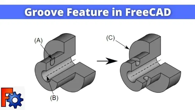 'Video thumbnail for Groove Feature in FreeCAD Part Design | FreeCAD Beginner Tutorial | Mechnexus |'