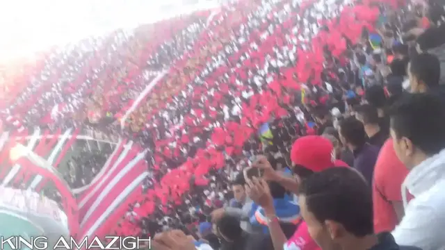 'Video thumbnail for فيديو لوحة فنية في المدرجات من ابداع جماهير حسنية أكادير'