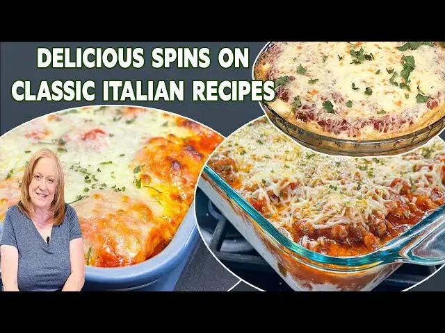'Video thumbnail for DELICIOUS SPINS ON ITALIAN CLASSIC RECIPES'
