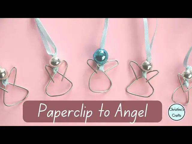 'Video thumbnail for Create an EASY Angel from an Ordinary Paperclip with Me!'