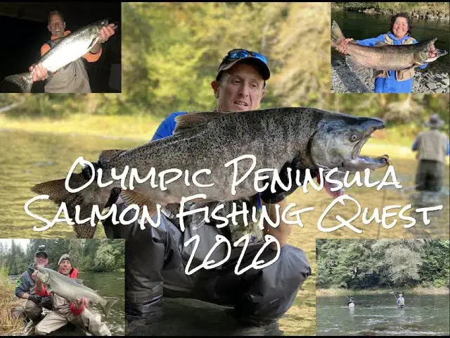 'Video thumbnail for Olympic Peninsula Salmon Fishing Quest 2020'
