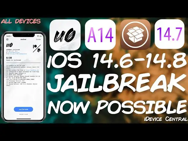 'Video thumbnail for Unc0ver JAILBREAK Can Now Be UPDATED For iOS 14.6 - 14.8 (For All Devices That Did Not Get It)'