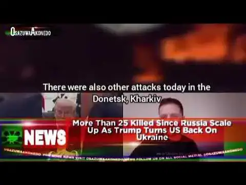 'Video thumbnail for More Than 25 Killed Since Russia Scale Up As Trump Turns US Back On Ukraine'