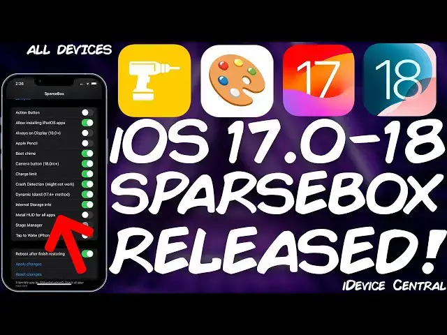'Video thumbnail for iOS 17 - 17.6.1 Jailbreak (ALL DEVICES): SparseBox RELEASED! Tweaks & Hidden iOS Features! NO PC!'