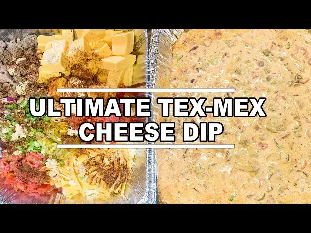 'Video thumbnail for ULTIMATE TEX-MEX CHEESE DIP APPETIZER'