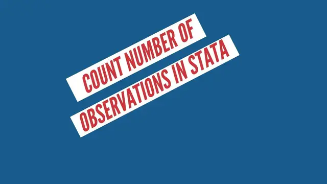 'Video thumbnail for Count Number of Observations Based on a Condition in Stata'