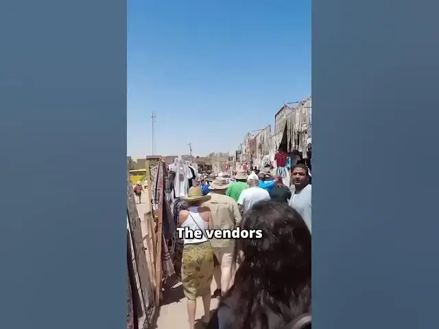'Video thumbnail for Could You Survive the Vendor Gauntlet in Egypt? #shorts'