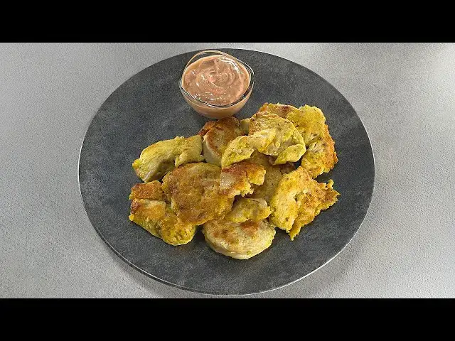 'Video thumbnail for I Made Crispy Chicken Fillets with Garlic Yogurt Sauce – They Disappeared in 10 Seconds!'