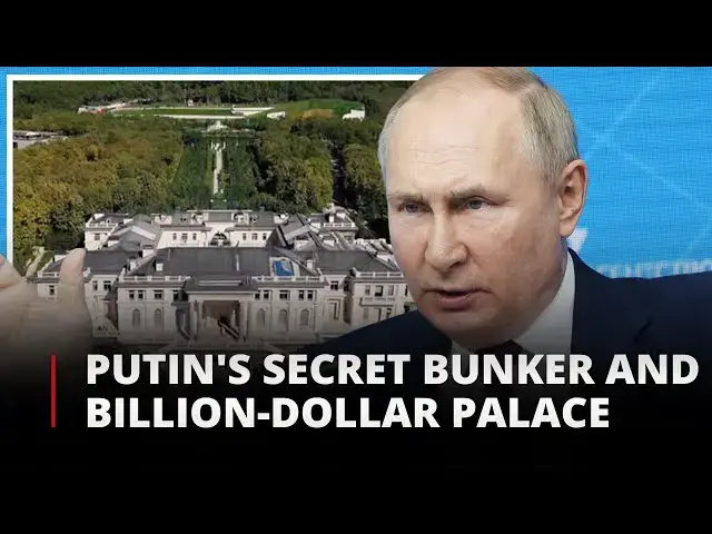 'Video thumbnail for Inside Putin's secret bunker and billion-dollar palace | 12am News'