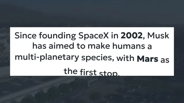 'Video thumbnail for How SpaceX Plans to Colonize Mars: Elon Musk’s Bold Vision Unveiled'
