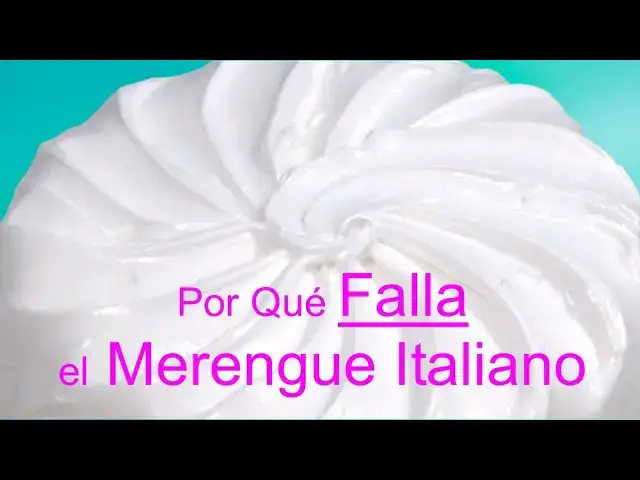 'Video thumbnail for Por Que Falla el Merengue Italiano - Causas y Soluciones │Club de Reposteria'