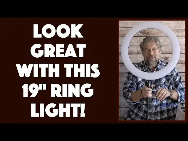 'Video thumbnail for GIM 19" LED Ring Light with Tripod Stand -- REVIEW'