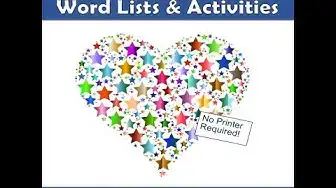 'Video thumbnail for Sixth Grade Word Lists & Activities'
