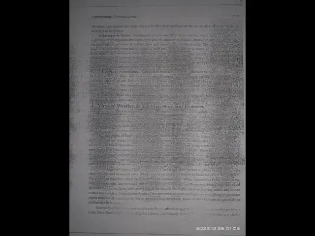 'Video thumbnail for ANTHROPOGENIC GEOMORPHOLOGY NOTES'