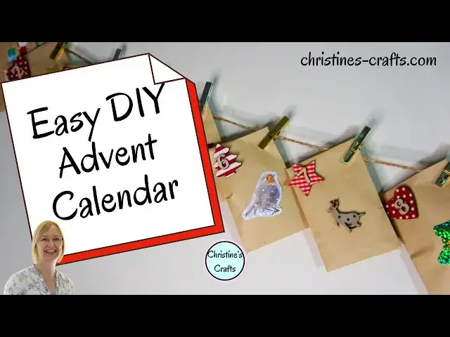 'Video thumbnail for HOW TO MAKE A CUTE ADVENT CALENDAR FROM ENVELOPES IN 30 MINUTES'