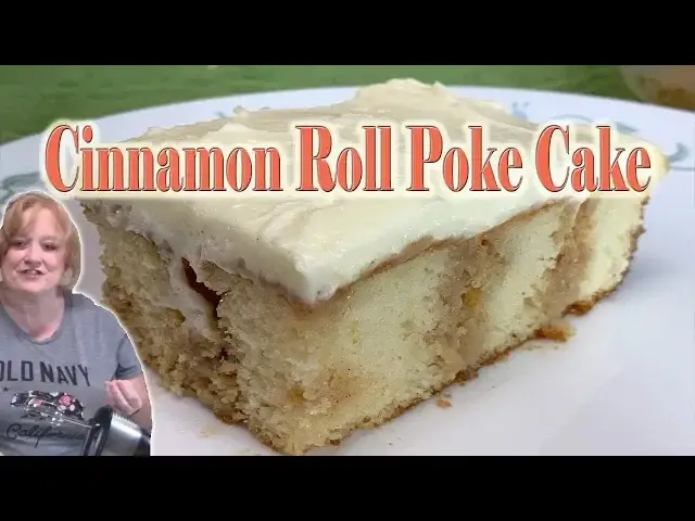 'Video thumbnail for CINNAMON ROLL POKE CAKE RECIPE | BAKE WITH ME | EASY RECIPE'