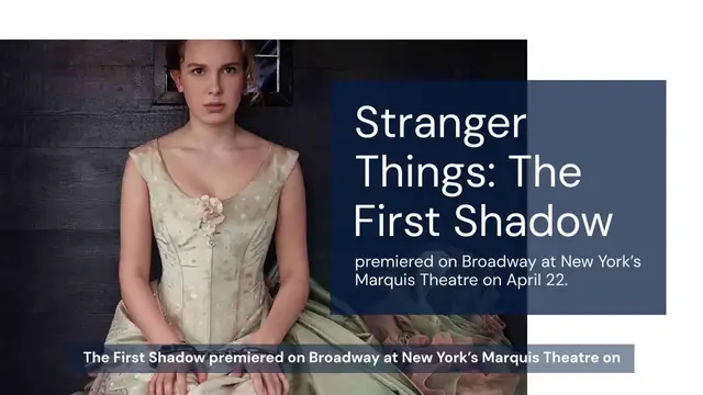 'Video thumbnail for Why Millie Bobby Brown Skipped the Broadway Opening of Stranger Things: The First Shadow'
