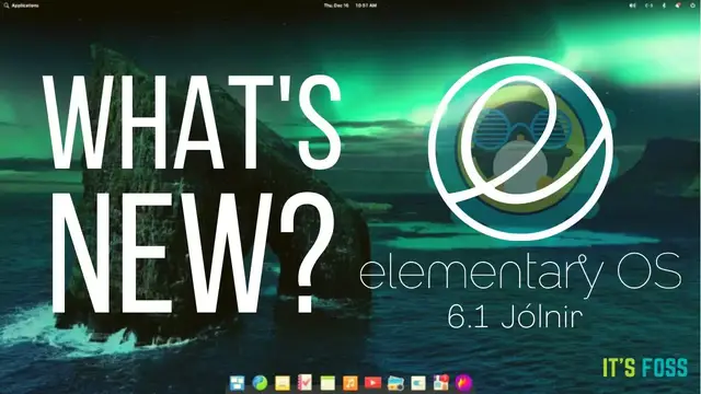 'Video thumbnail for elementary OS 6.1 'Jolnir' Review: It is a Promising Minor Update'